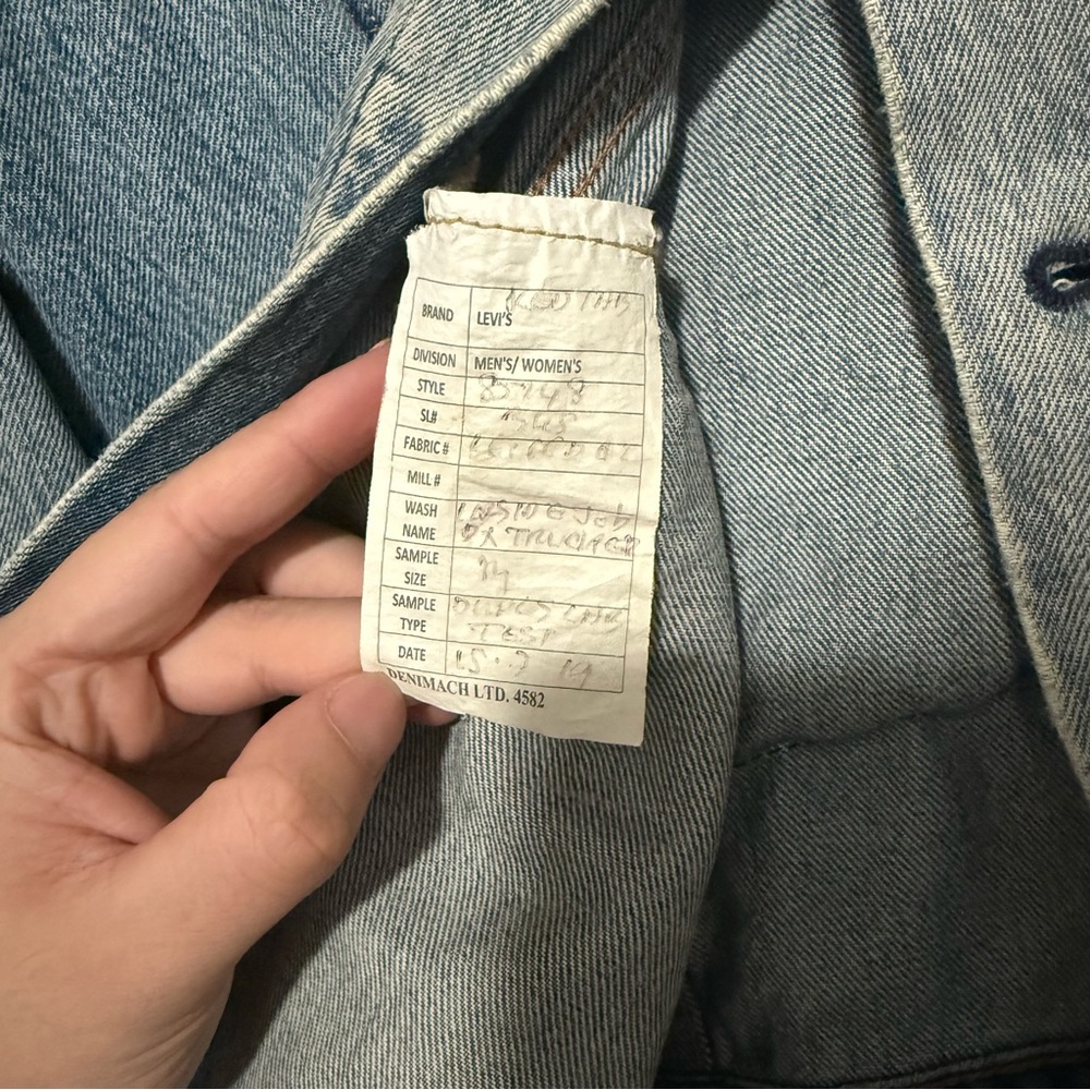 Levi's Big E Internal Sample Denim Trucker Jacket - image 4